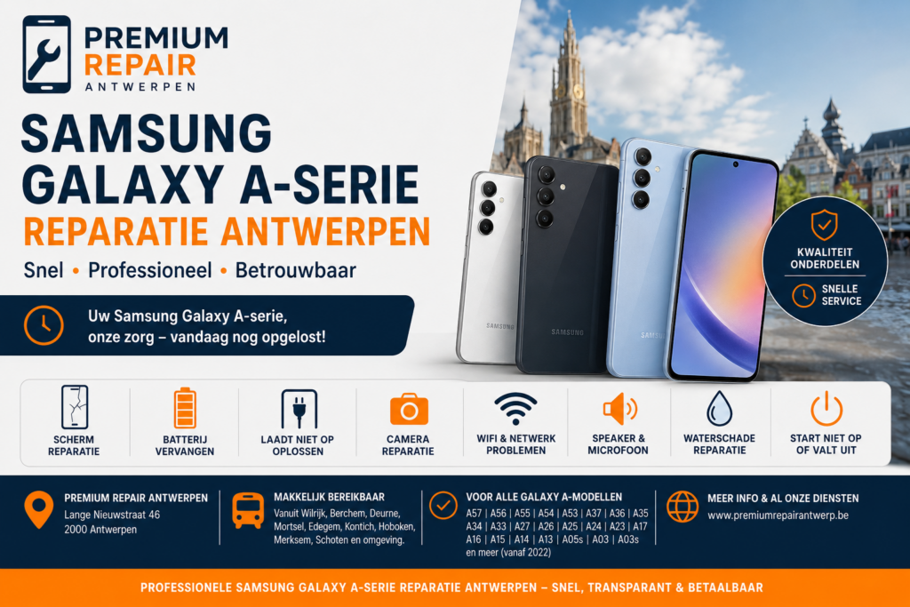 Samsung Galaxy A-serie reparatie Antwerpen